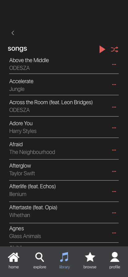 song library