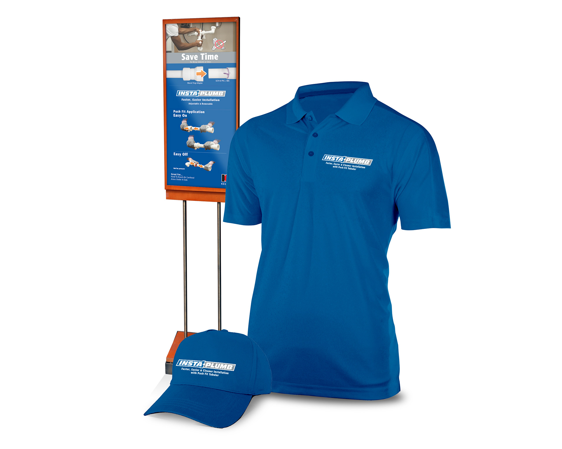 Insta-Plumb Aisle Violator & Promotional items