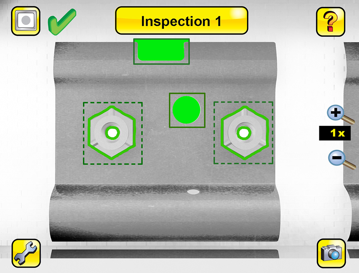 Part Inspection Pass Screen Used for Material In Sensor 3d Model
