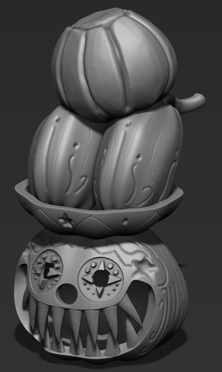October pumpkin carving sculpt (October 2019)
