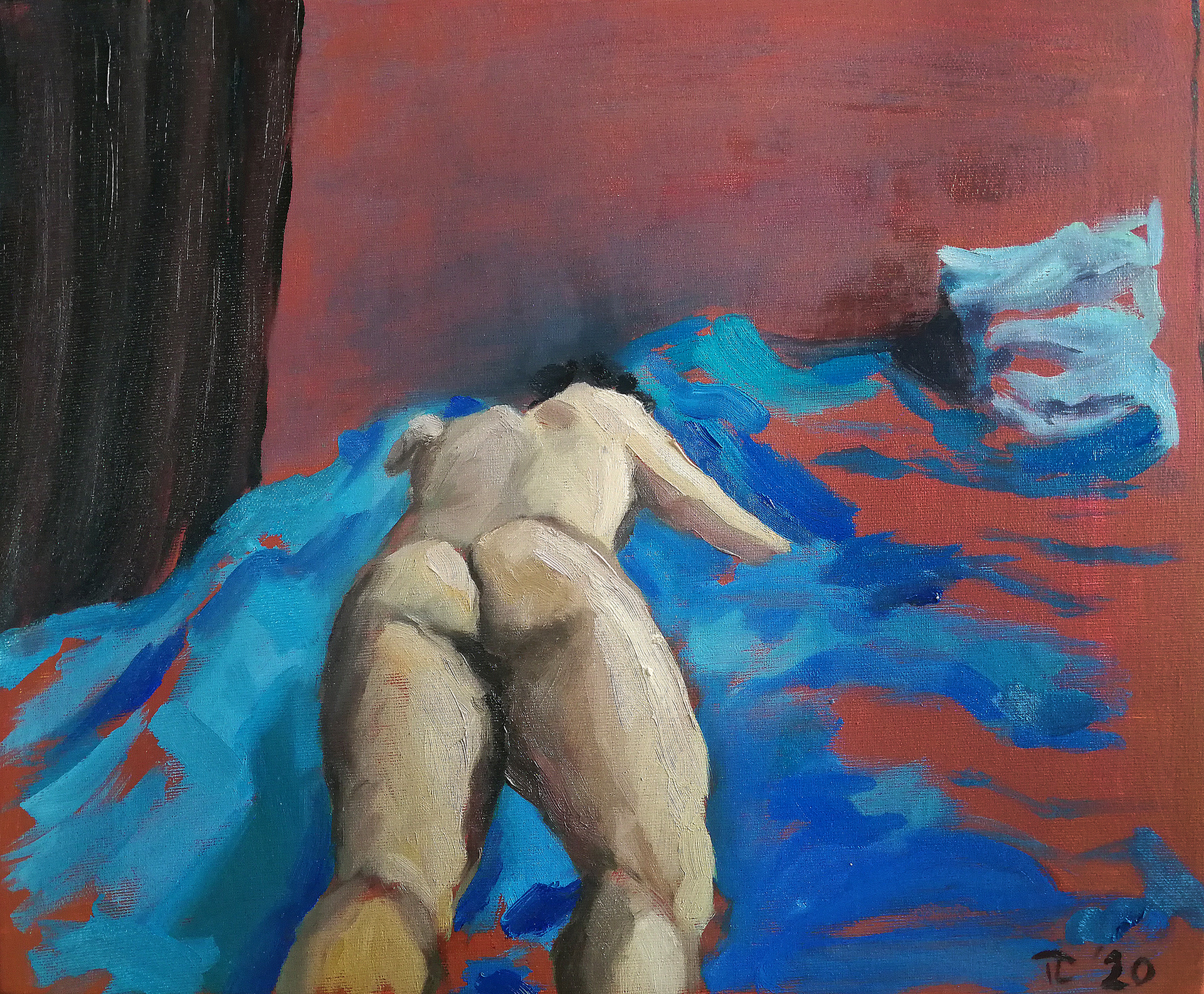 The Feeling After II, 38x47 cm, oil on canvas, 2020