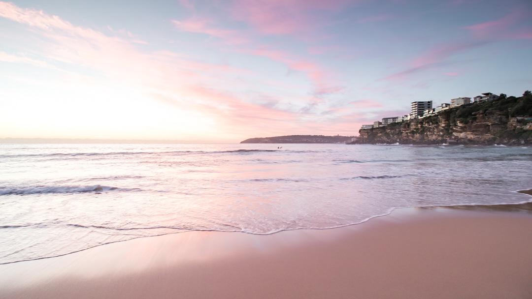 Freshwater Beach Sydney, Australia - 12 Jan 2021 | Longboard at Dawn