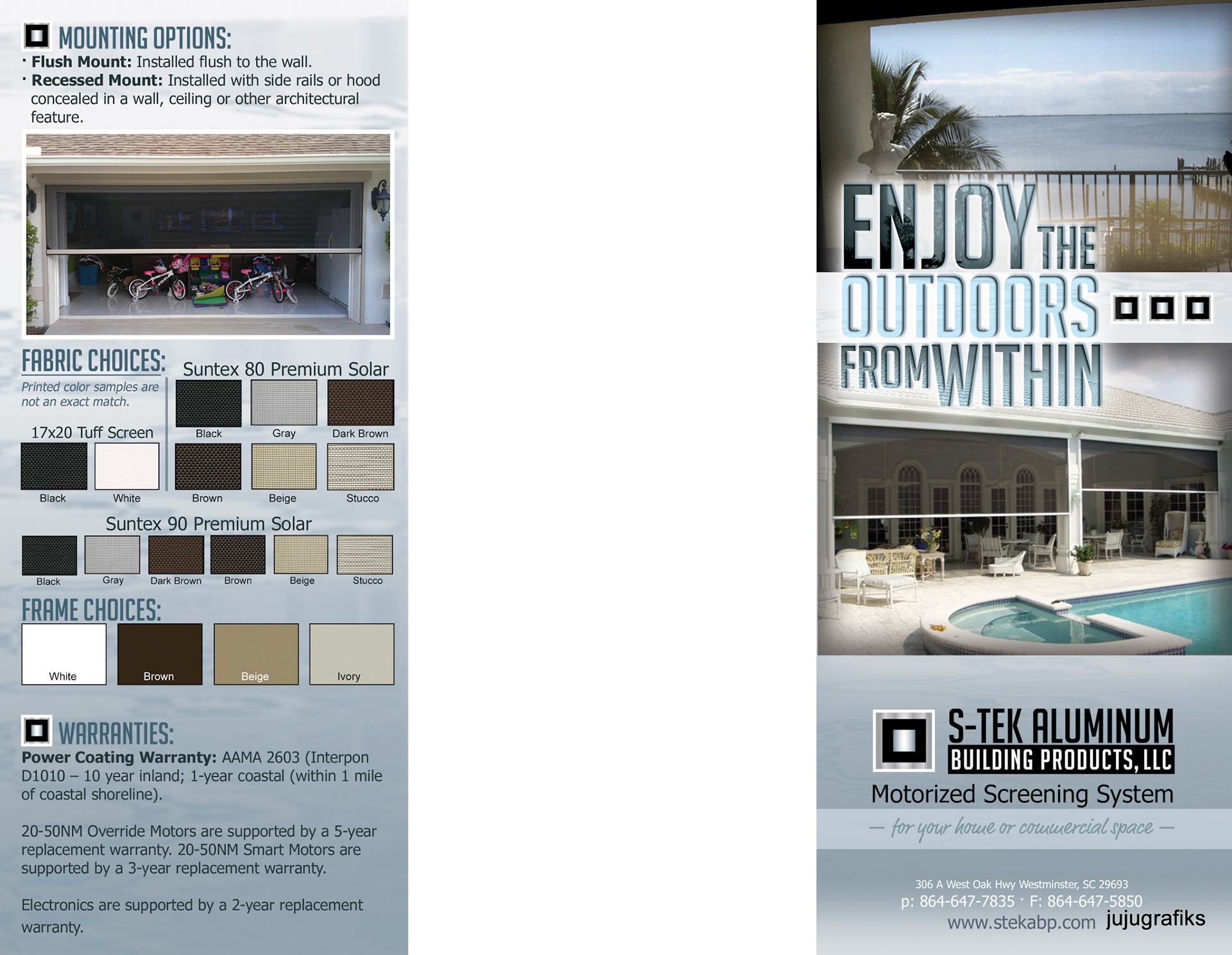 8.5"x11" Front Trifold Template