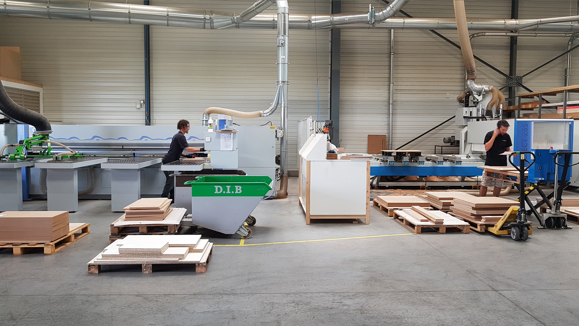 stockage, sciage et usinage 5 axes