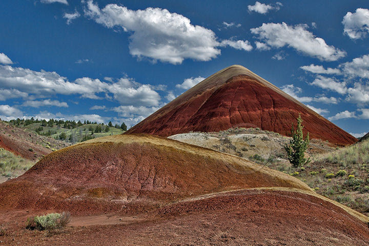 Red Hill, Painted Hills, Wheeler County, Oregon - Image #0147