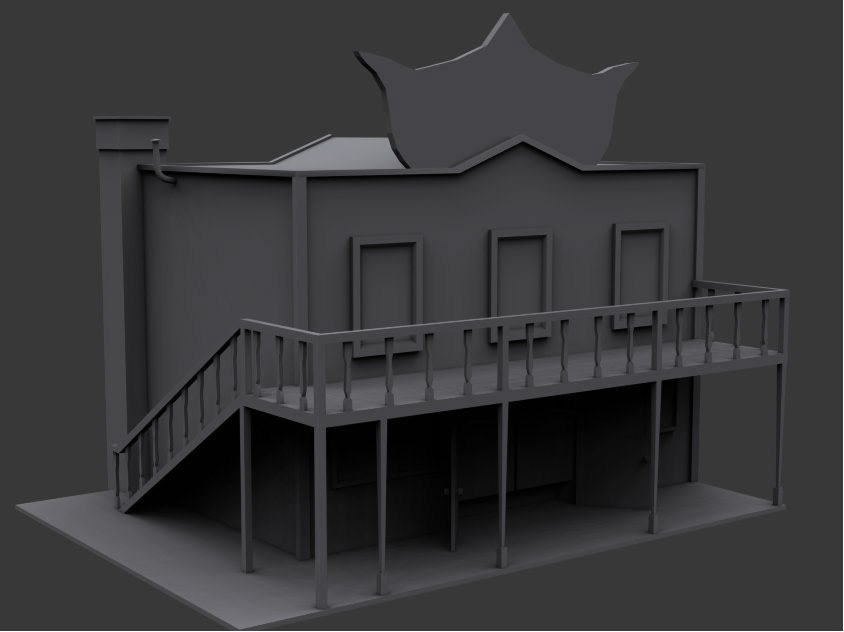 Game Asset - Saloon