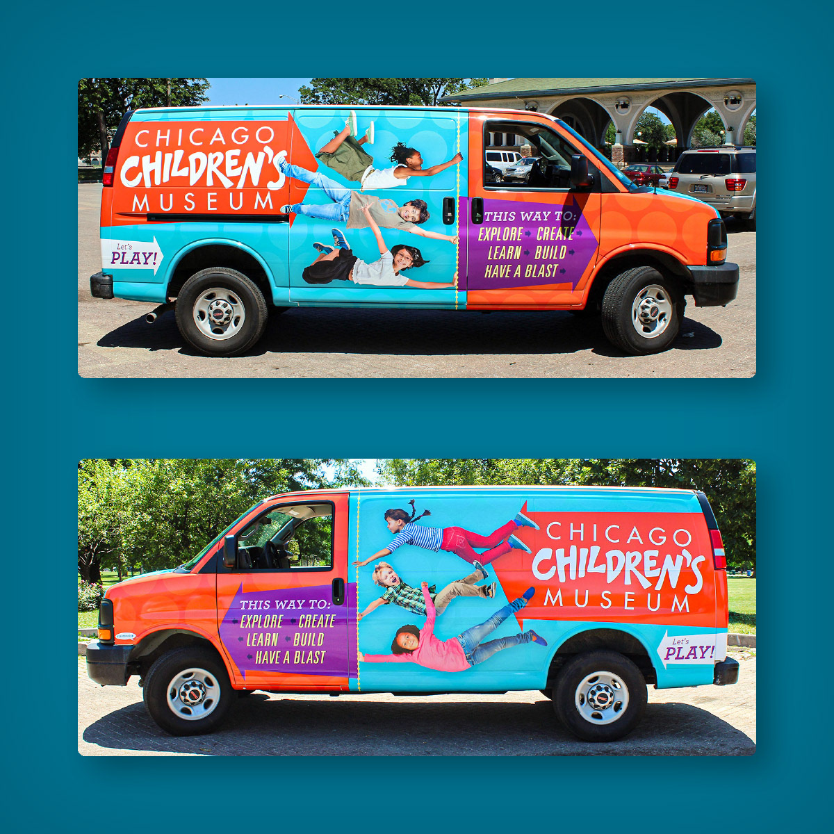 Vehicular graphics: Chicago Children's Museum