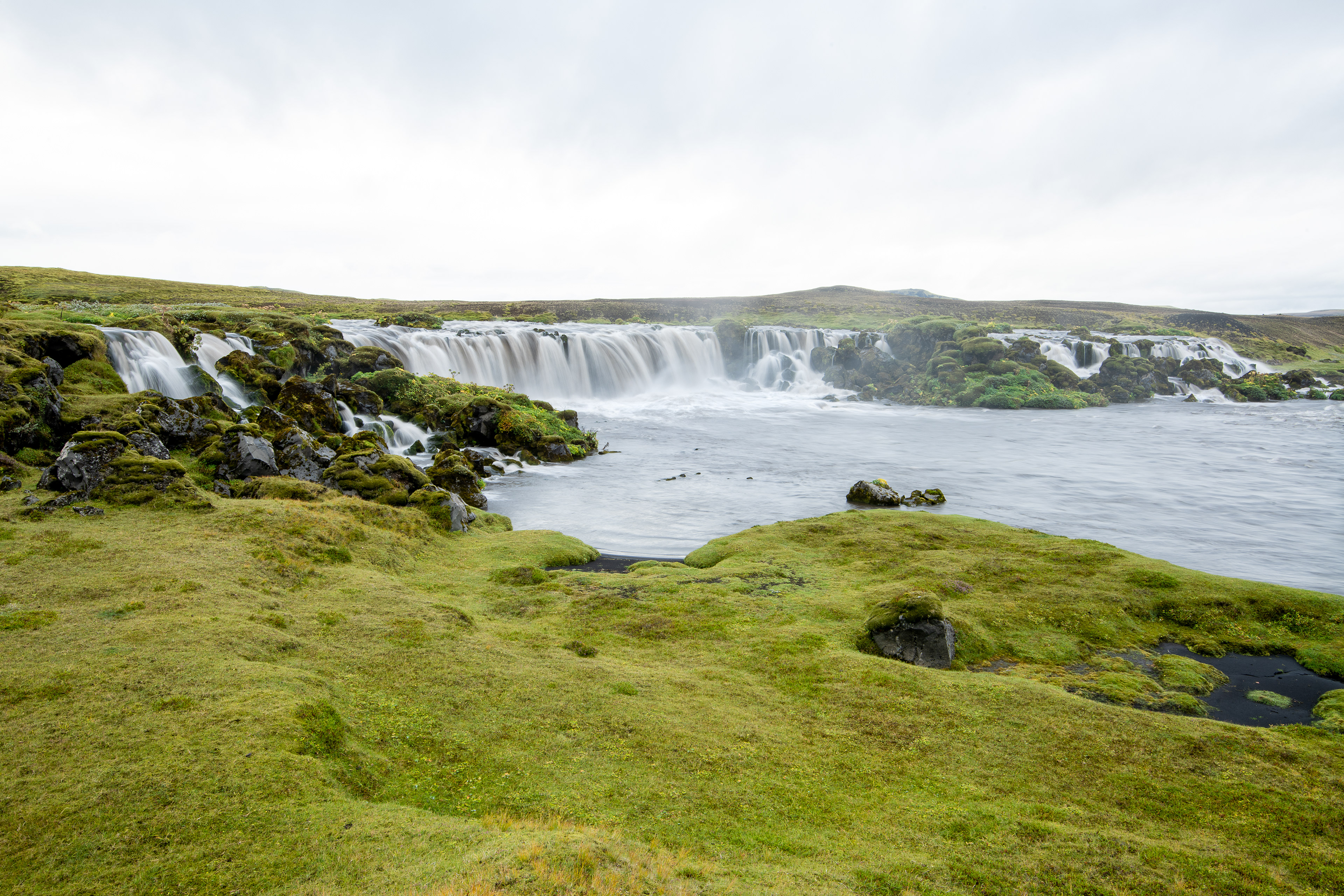On a rainy day during summer the volume of water increases quite a lot