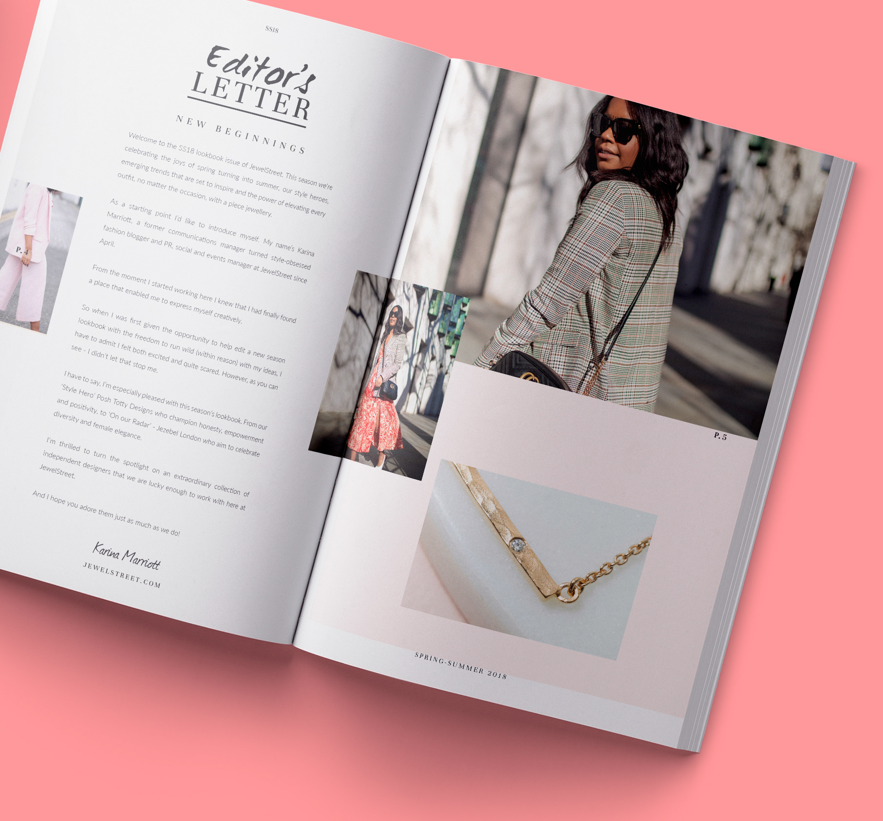 SS18 Lookbook, Editor's Letter