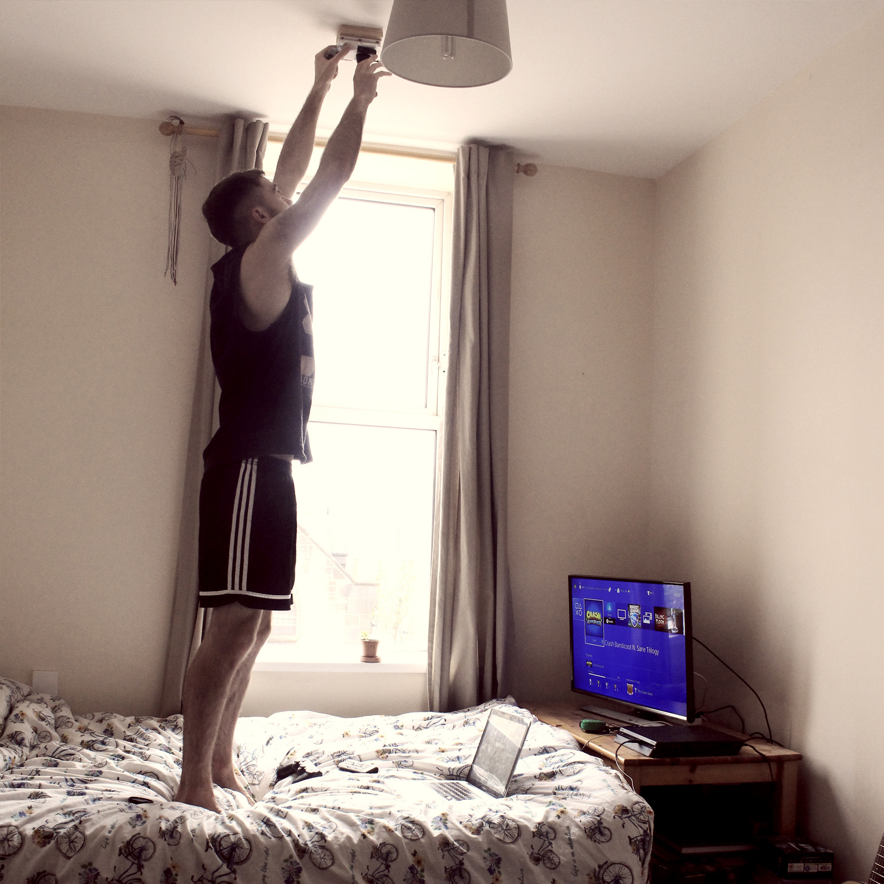 Setting Up - My Room. A Self Portrait. Philip Lee (2018).