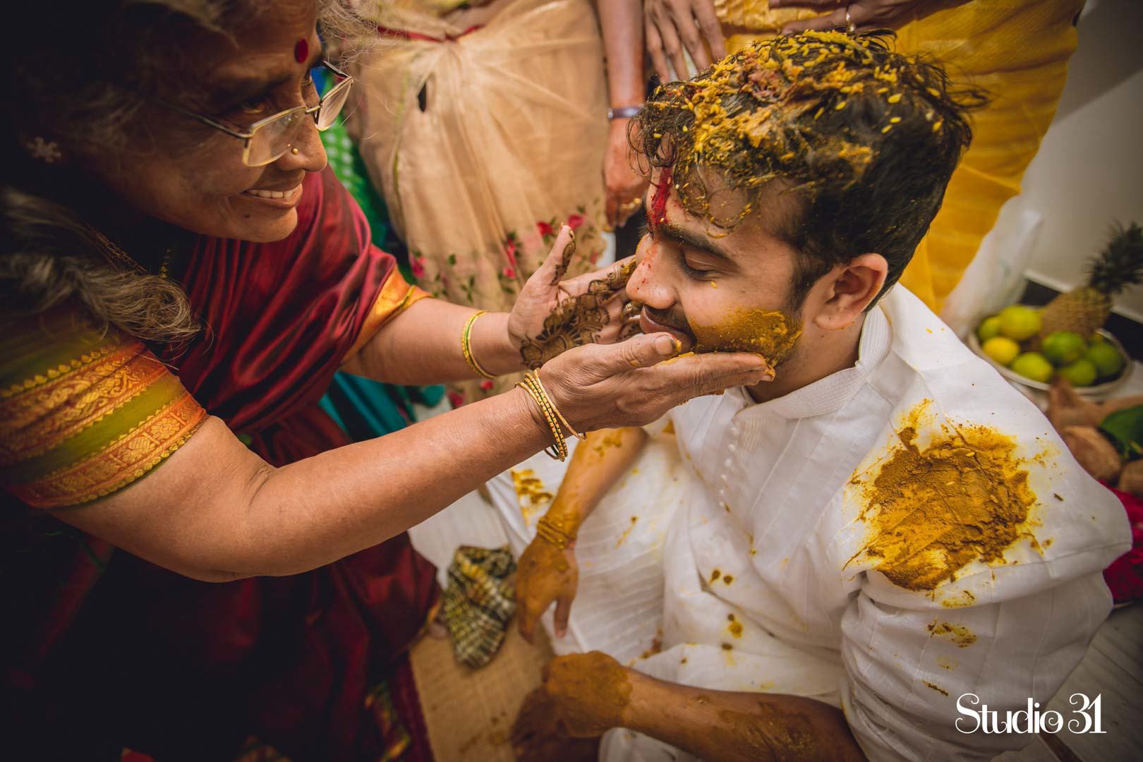 Haldi ceremony at home by Studio 31