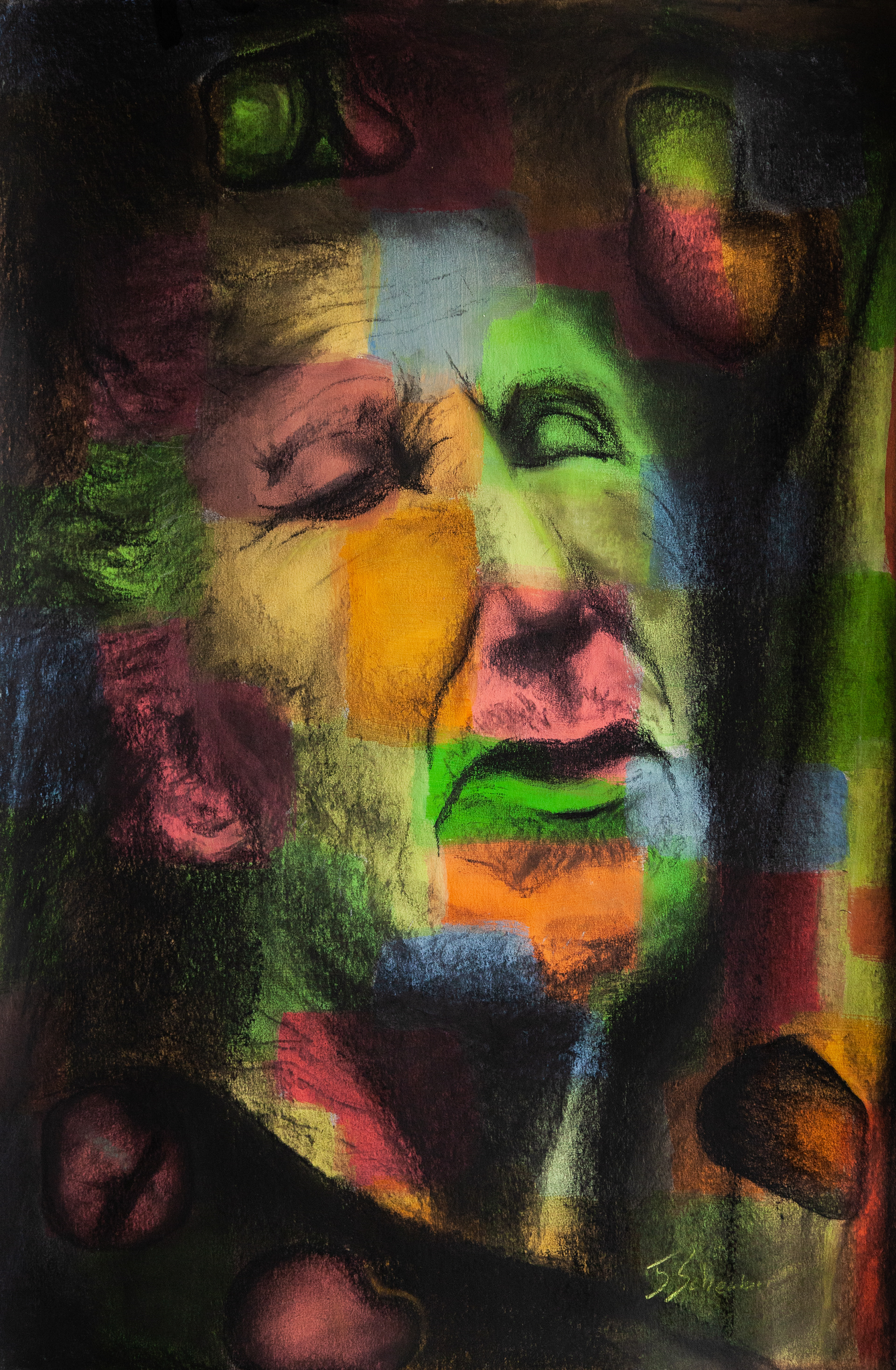 Mixed media 90x60cm