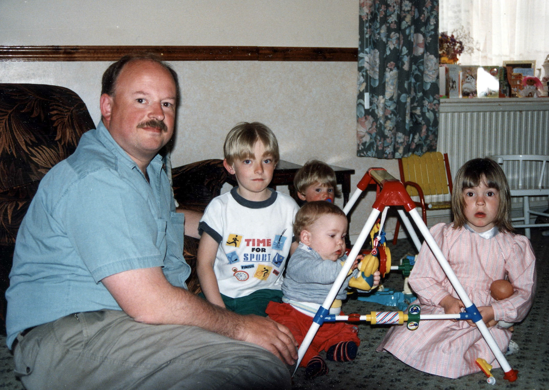 Robert's 1st birthday was at Val Evan's house
