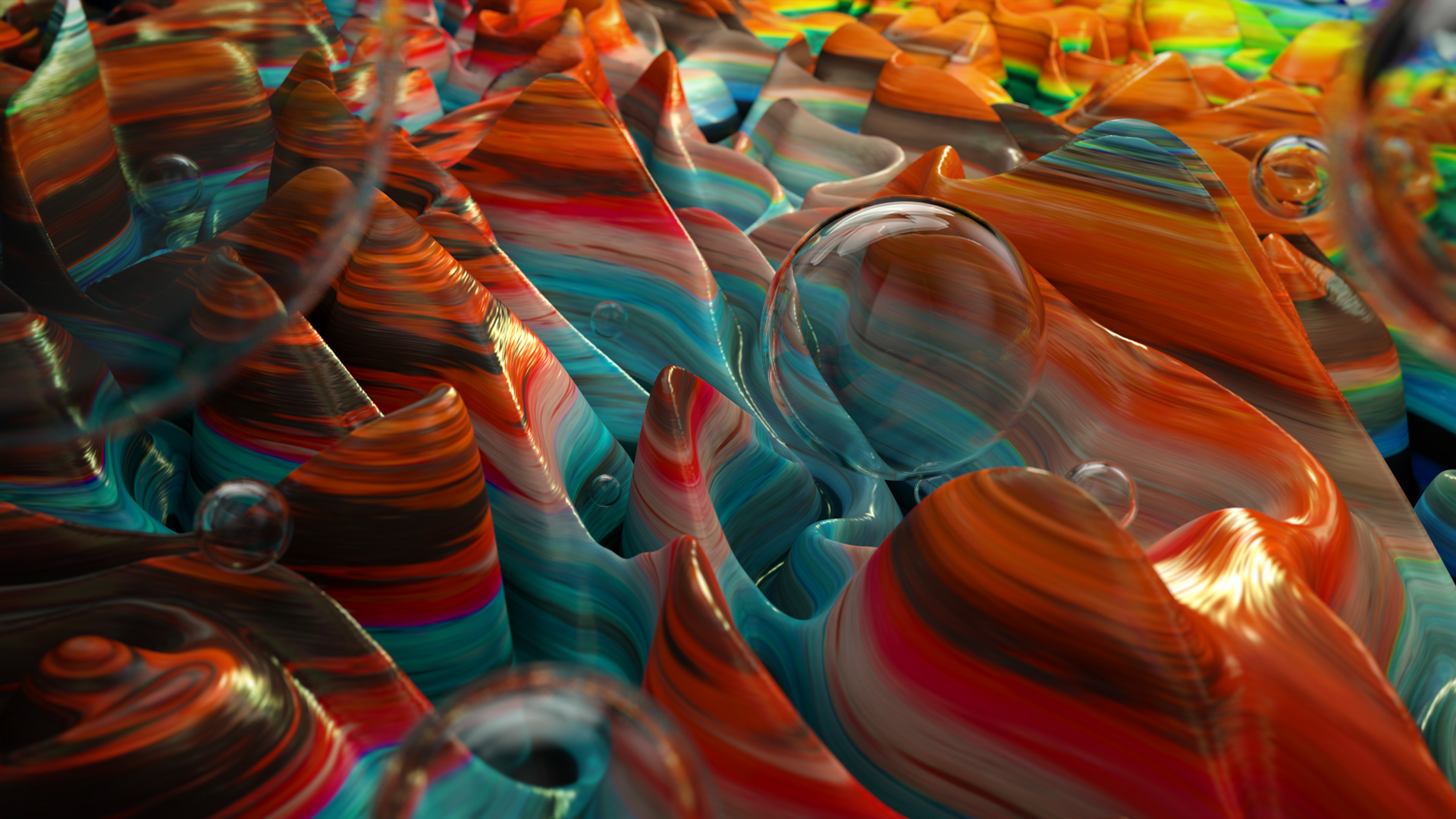 Hyper Landscape | Digital illustration by Ben Kamprath