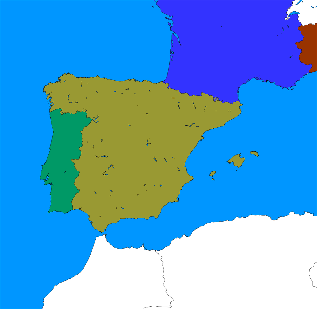 The Blank Atlas - National/Regional Maps