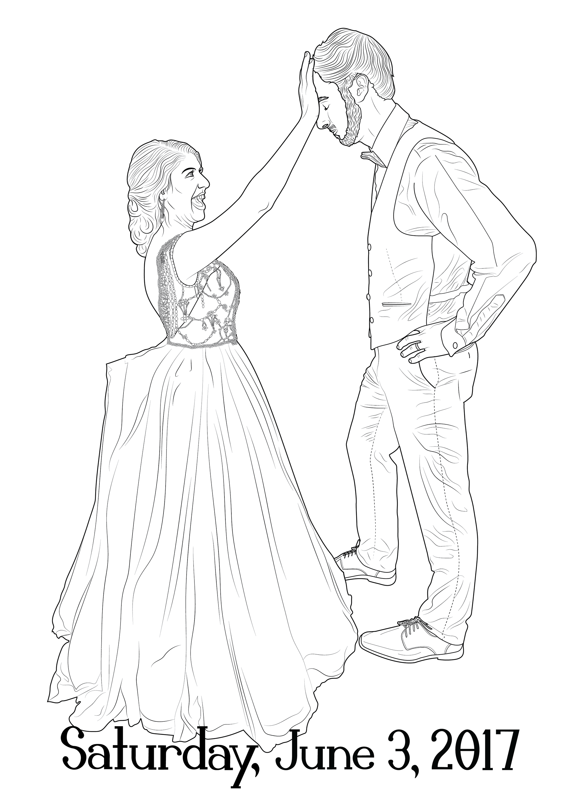 From a cousin's wedding. Yes, he really is that tall.
