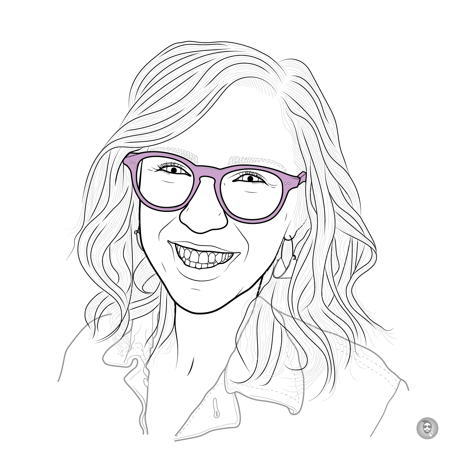 A portrait of a friend and great photographer Anna Hedges.