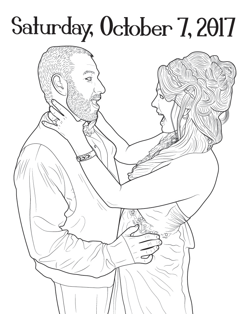 Another cousin's wedding. I told them to fake-choke each other but they were too happy.