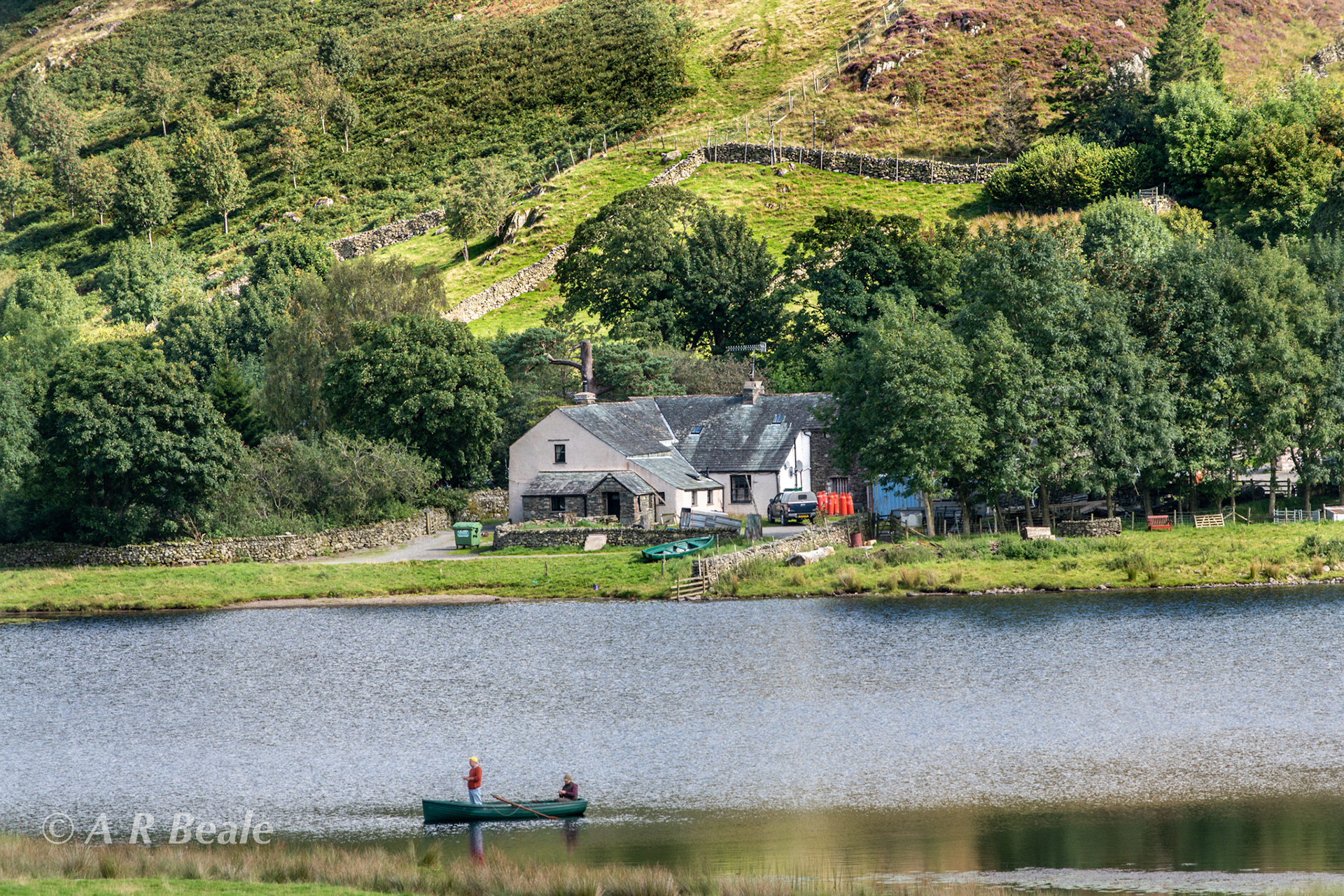 Back across Watenlath to the farm.
