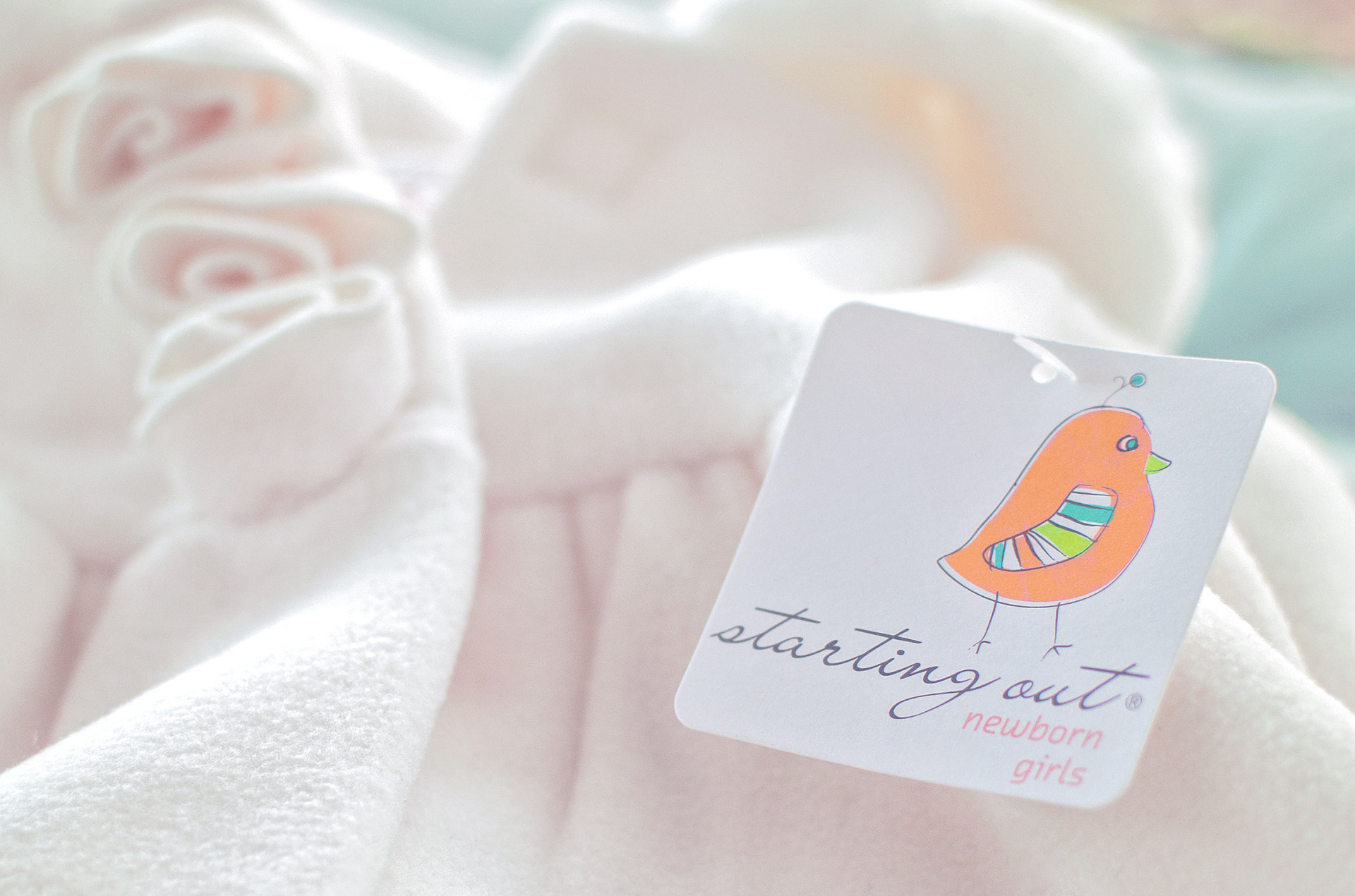 Starting Out Newborn Girls Hangtag