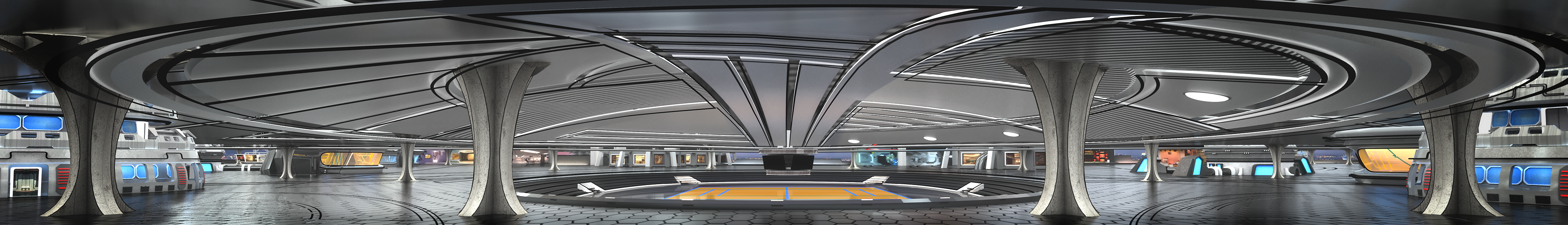 I worked with options for the roof, pillars and layouts till we got consensus on a locked design