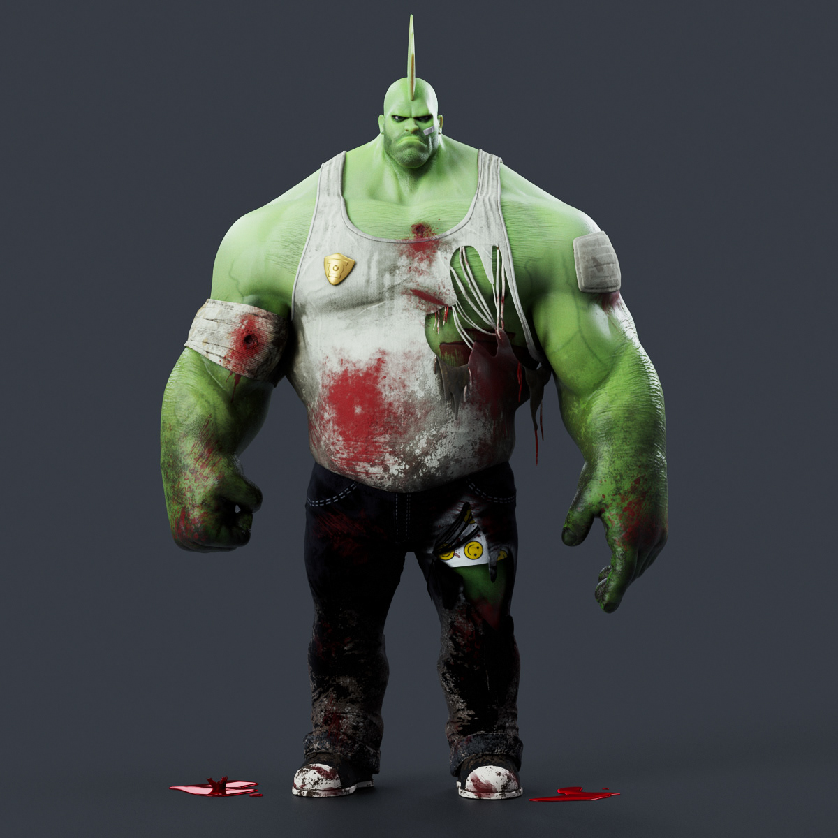 The Savage Dragon ZBrush Max Subsance
