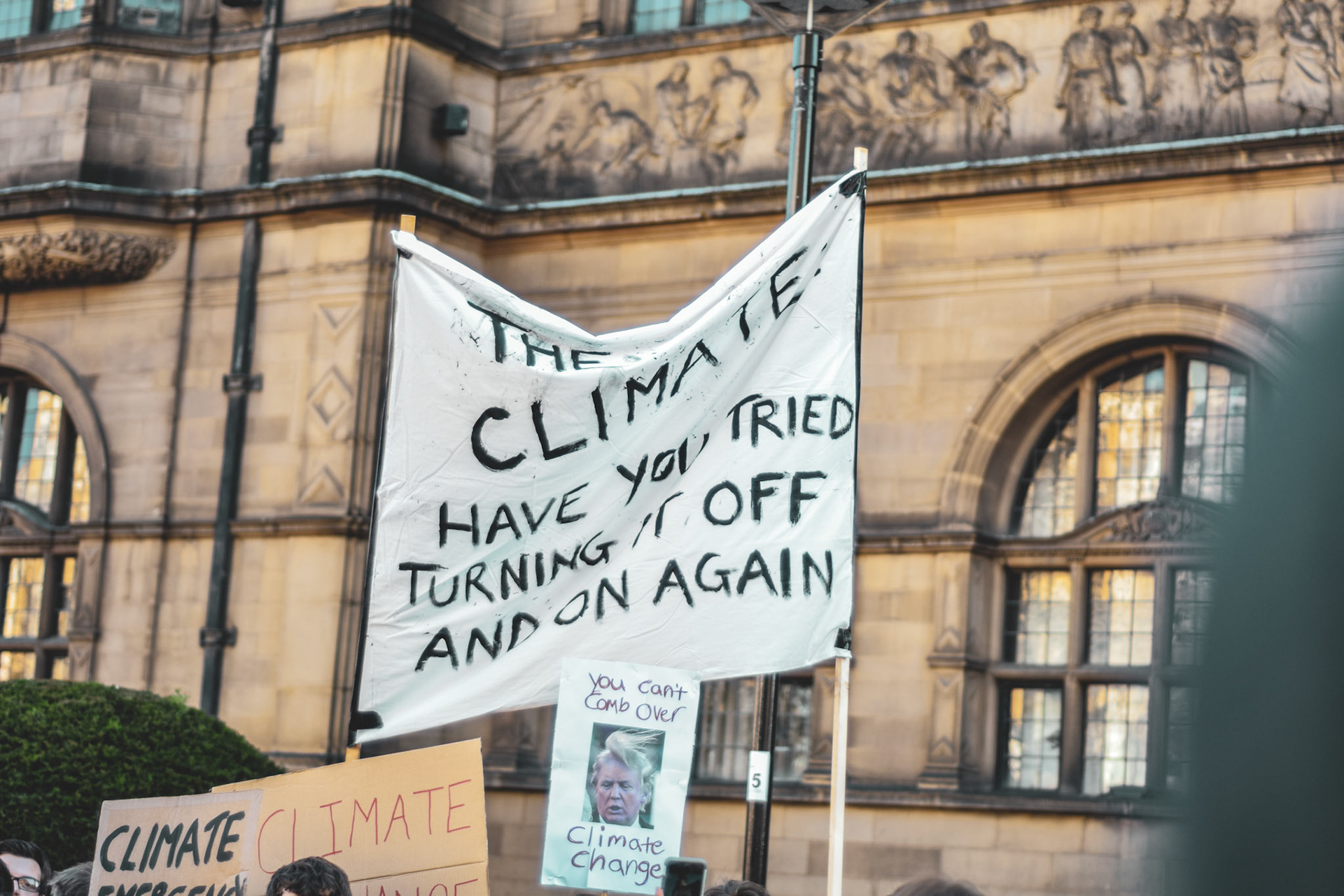 "The Climate: Have you tried turning it off and on again?"