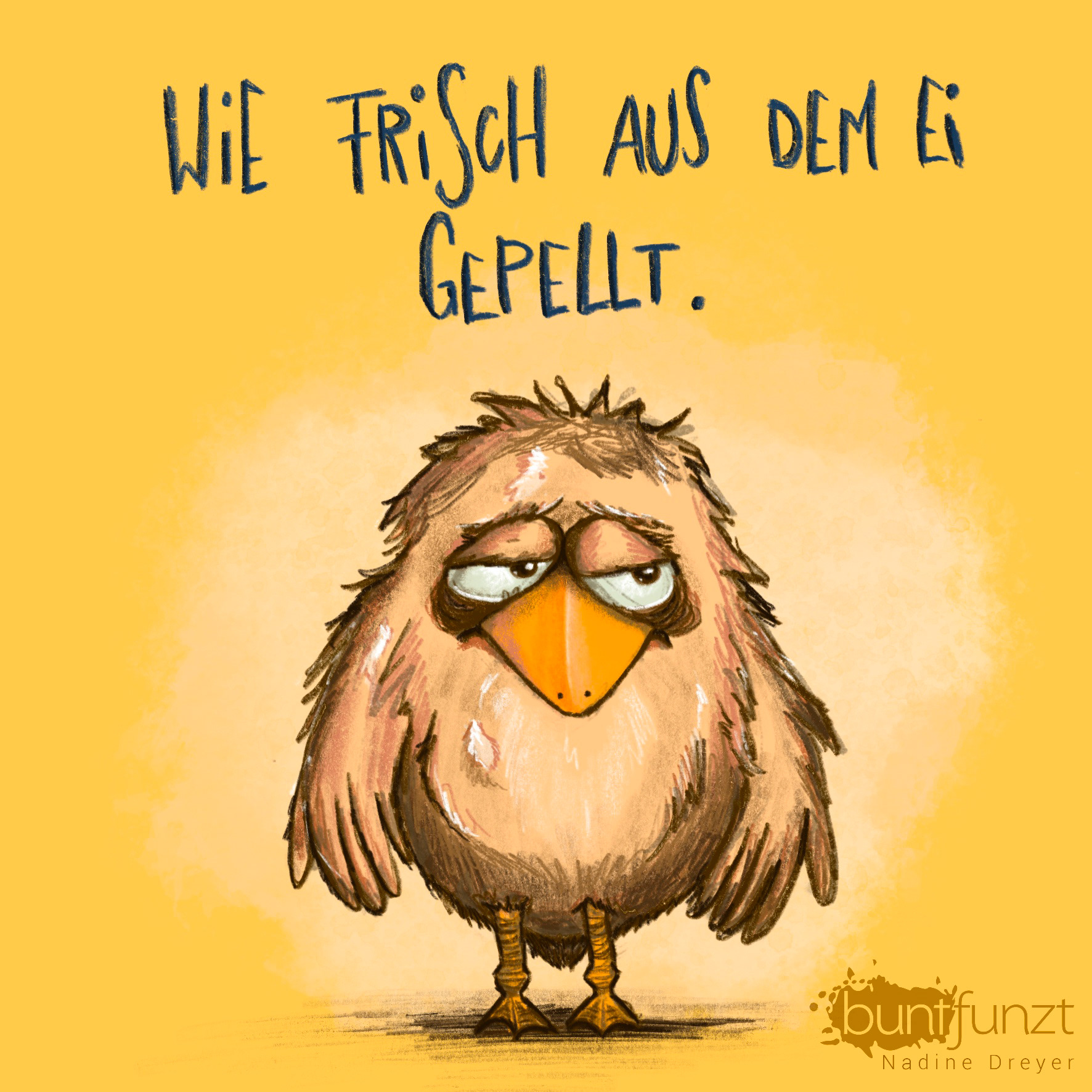 Wie frisch aus dem Ei gepellt.