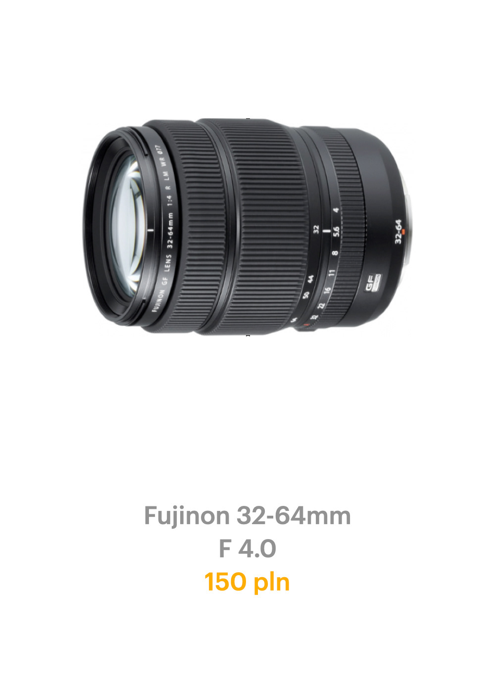 Fujinon 32-64mm rental wynajem