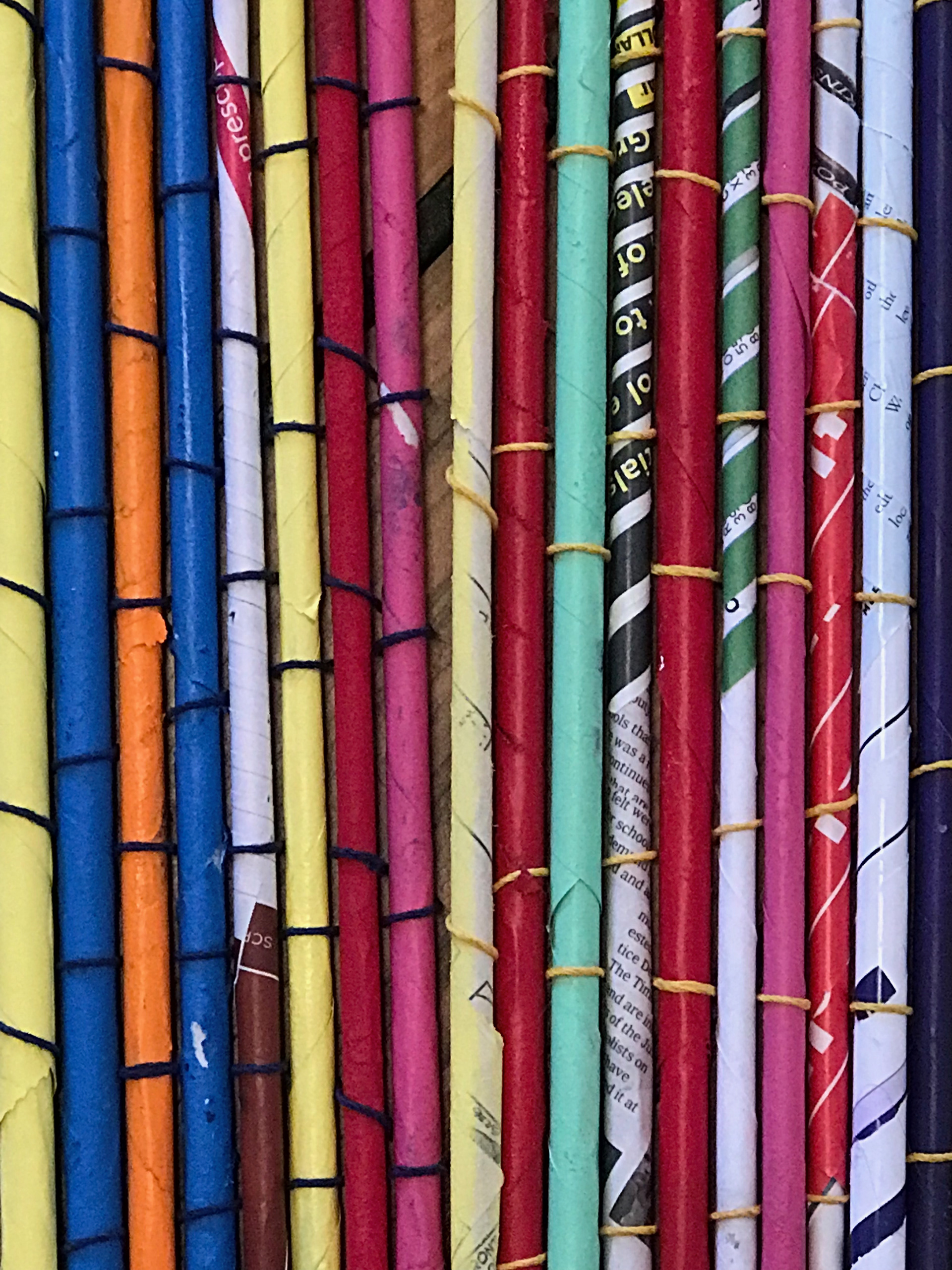 Newspaper Rolls for Sunshade