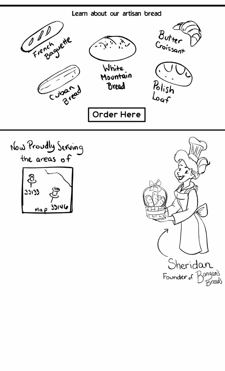 Paper Prototype - About Page
