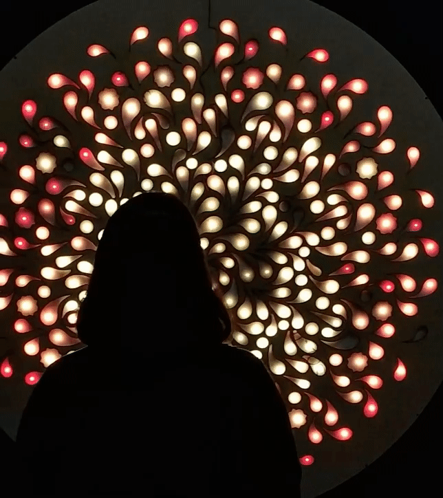 Interactive light installation for the museum of Light.