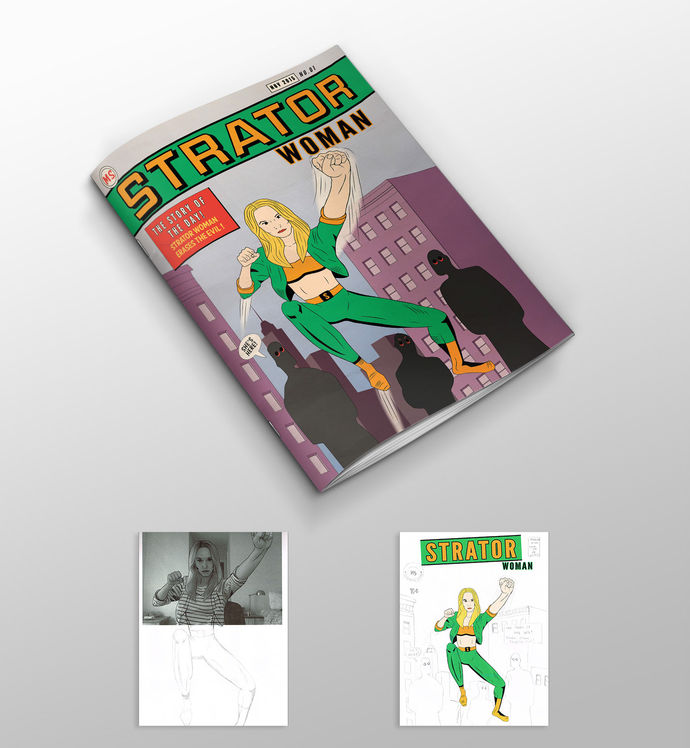 Illustration - Comic book cover
