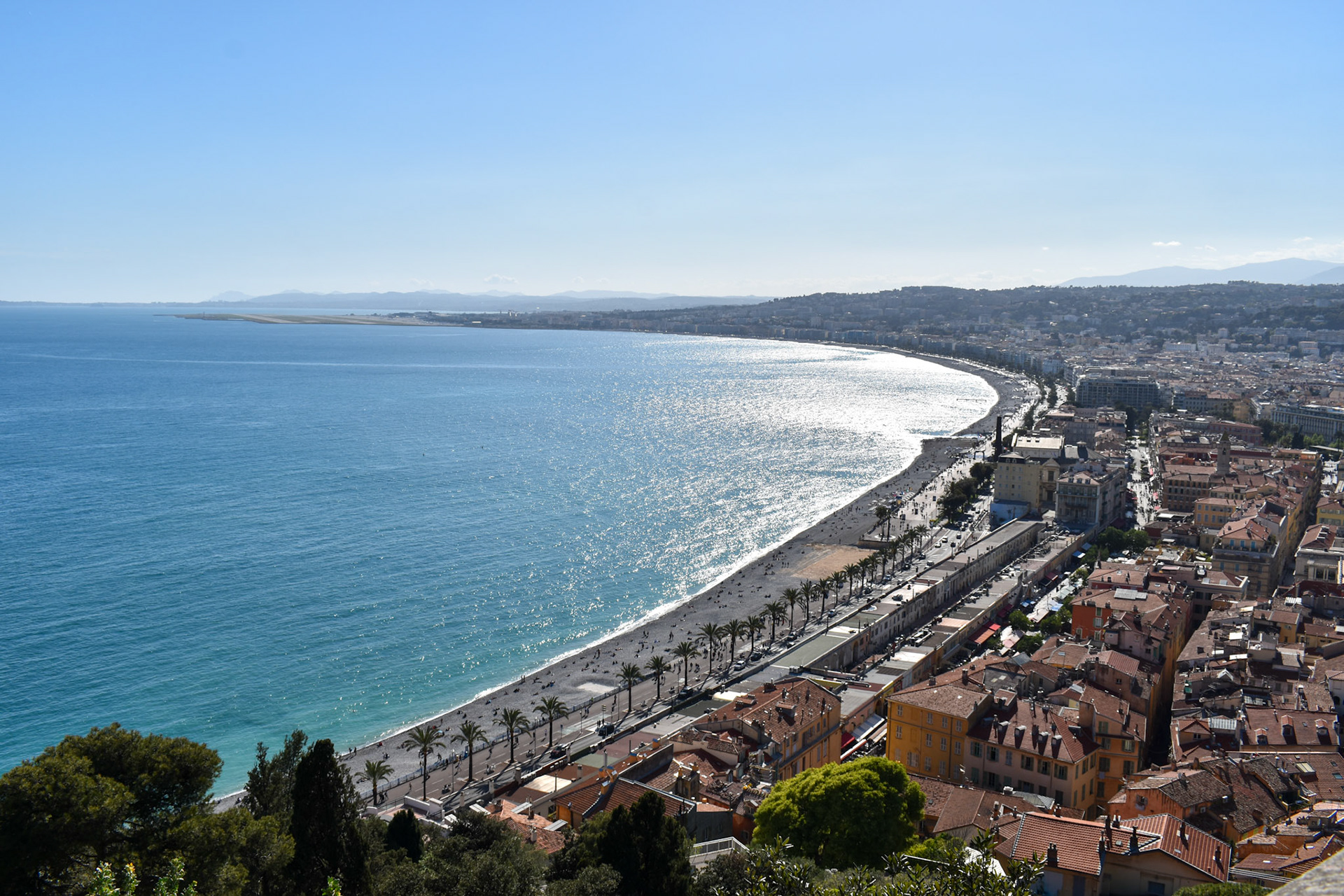 Promenade des Anglais  - Nice France - April 2019