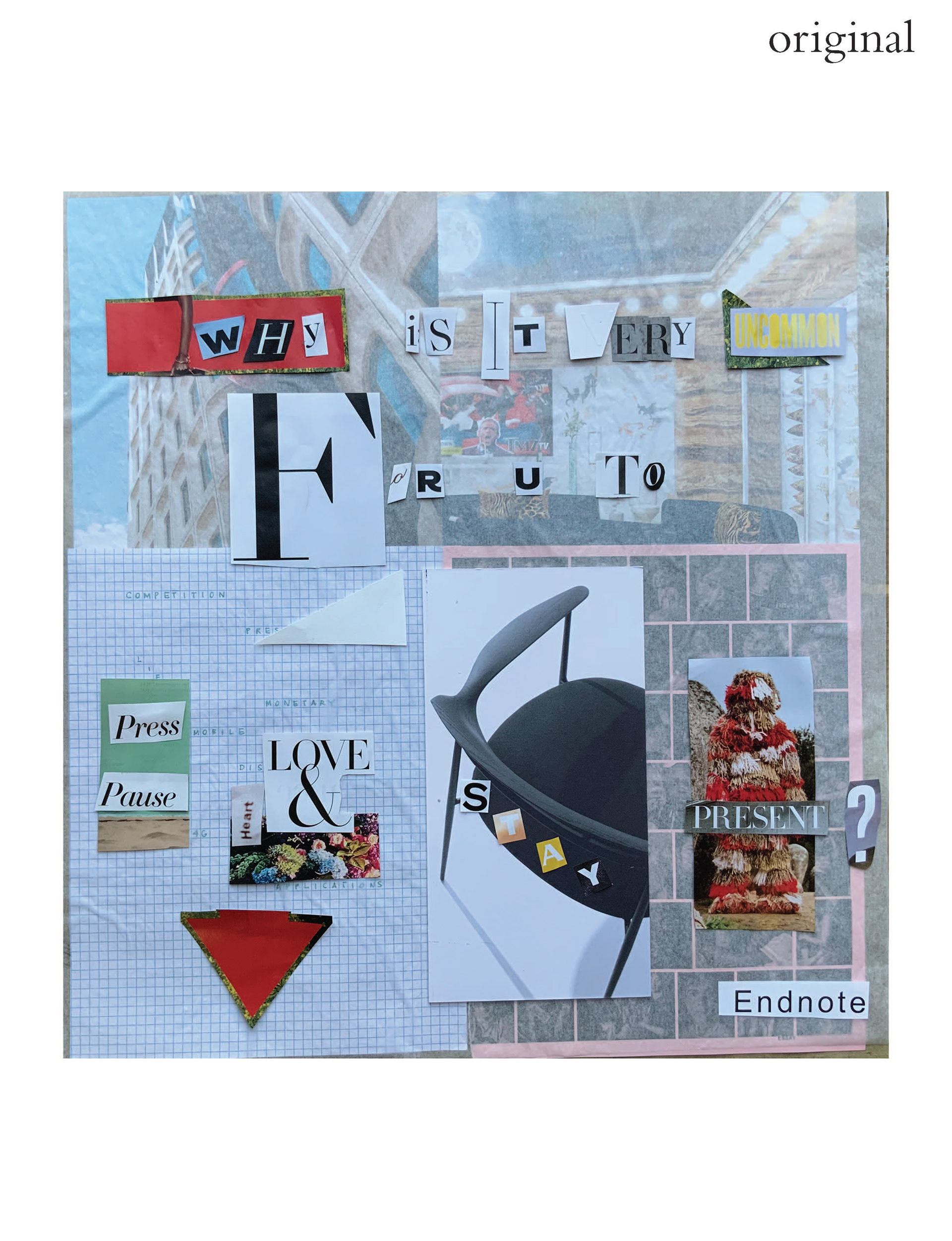 Mixed Media Collage Art V1