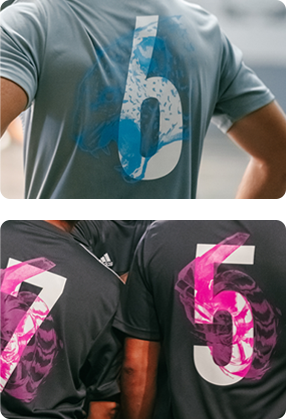 screen-printed jerseys