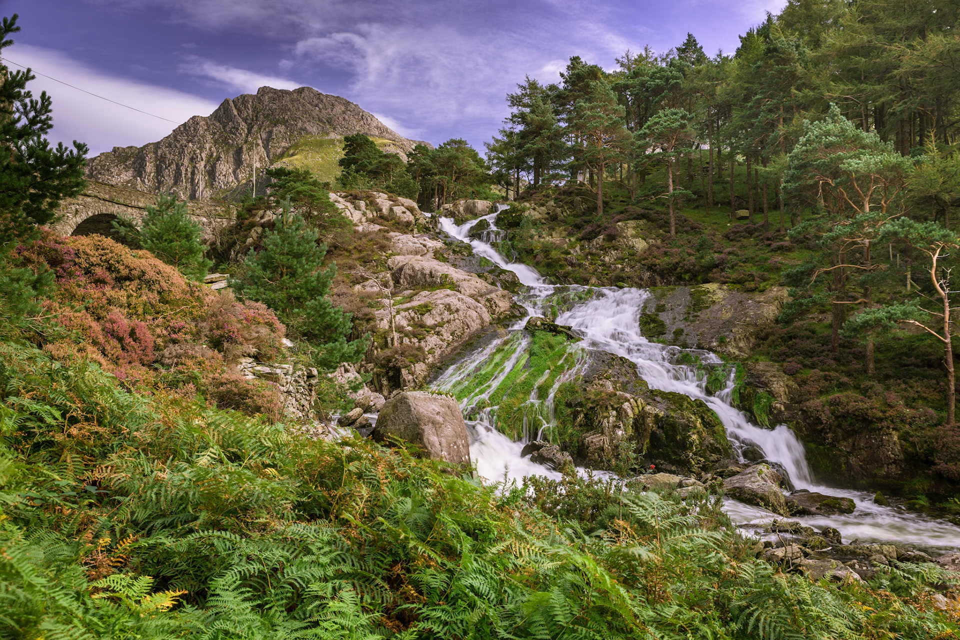 Rhaeadr Ogwen falls - Snowdonia, Wales, UK