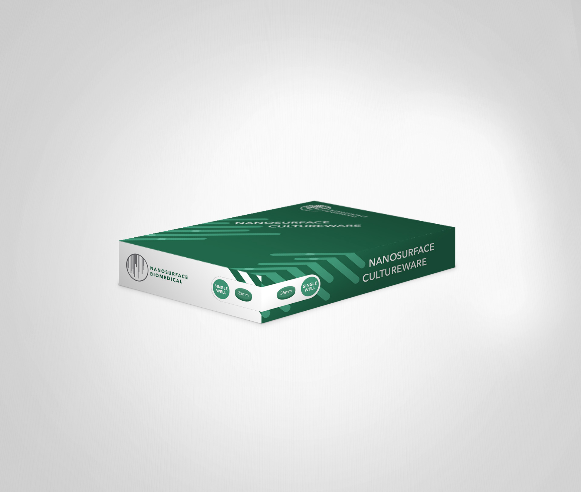 Single Plate Package Design Mockup with Sticker