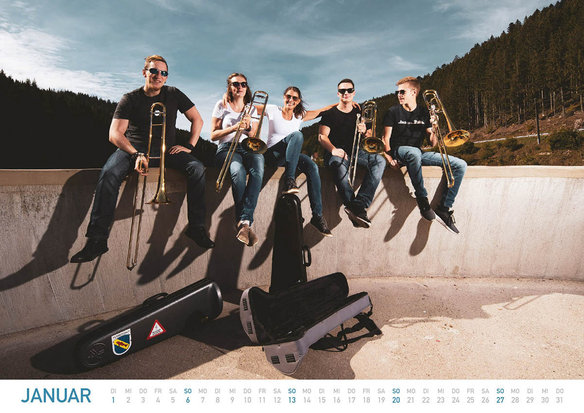 Registerbild Kalender Stadtkapelle Vöhrenbach
