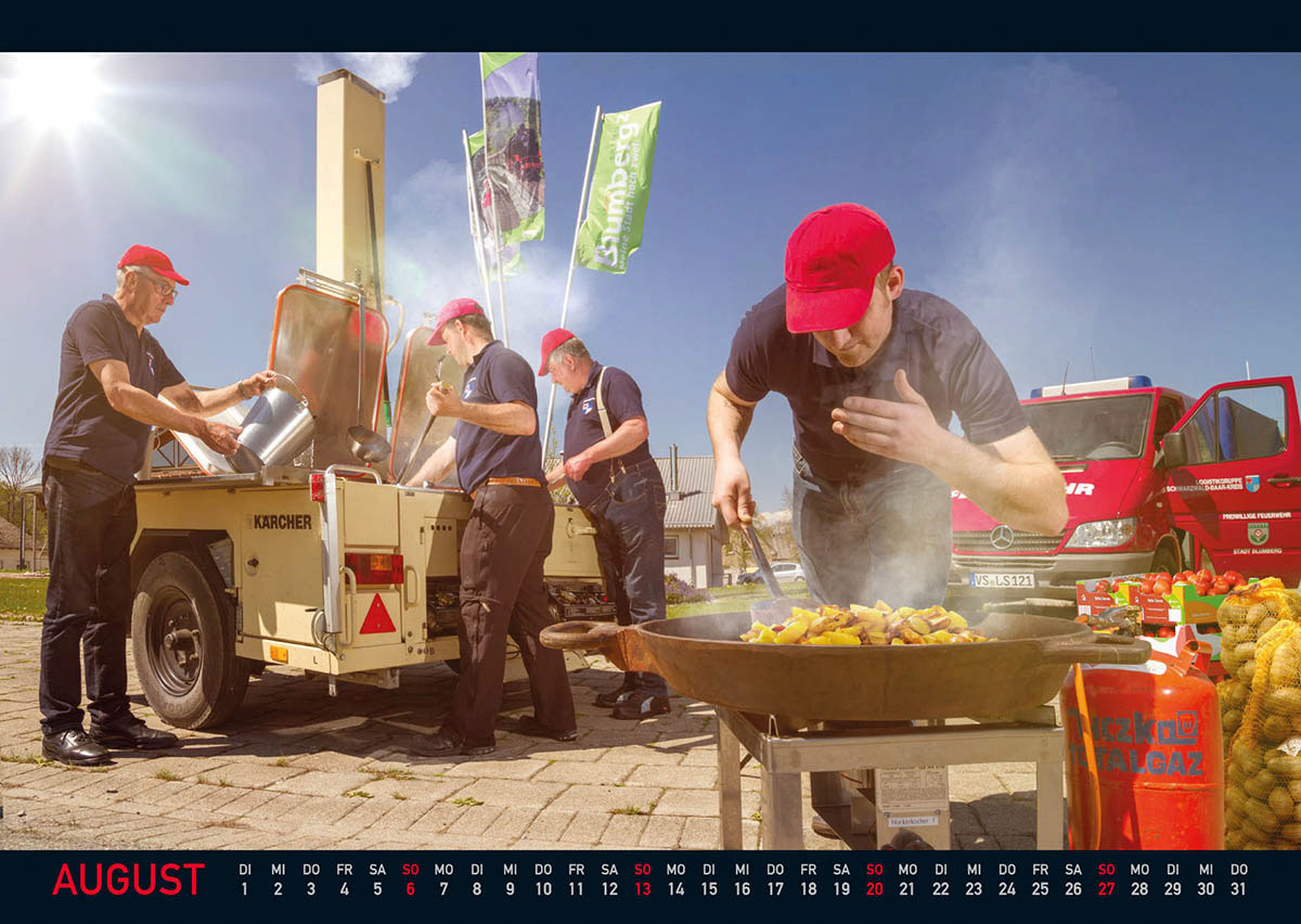 Feuerwehrkalender Feuerwehr Blumberg