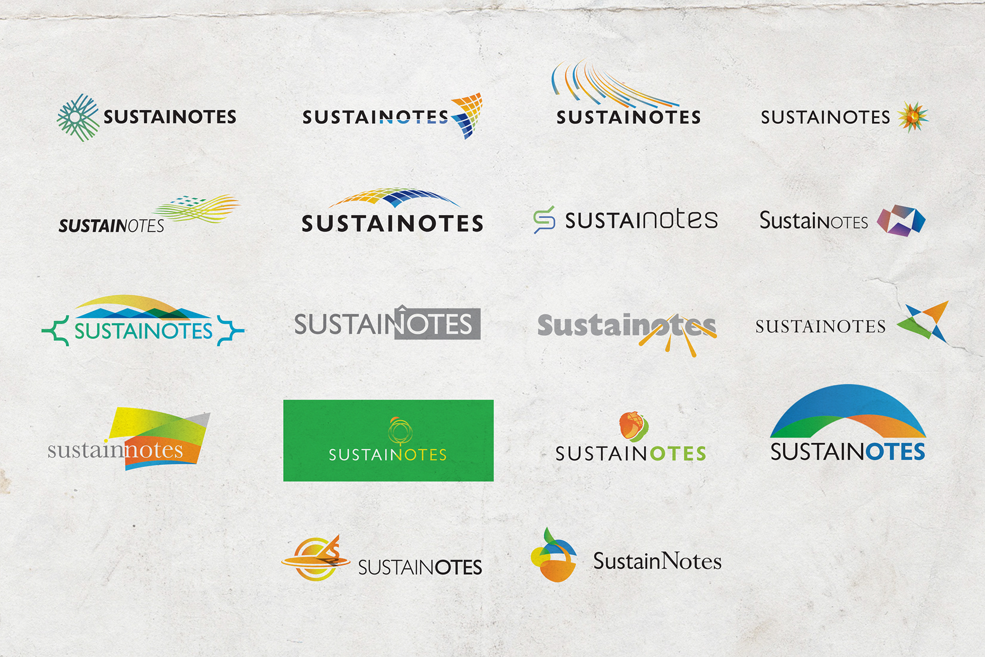 Logo comps for financial product