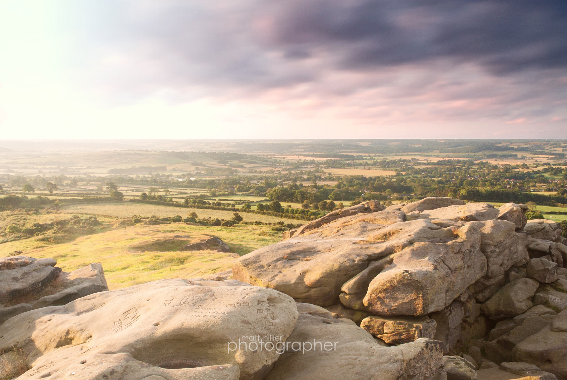 Dawn at Almscliffe Crag