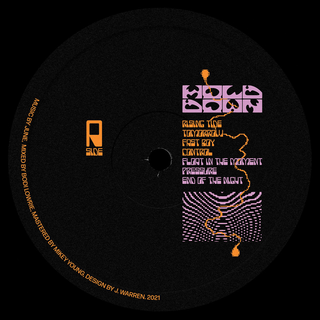 A side label
