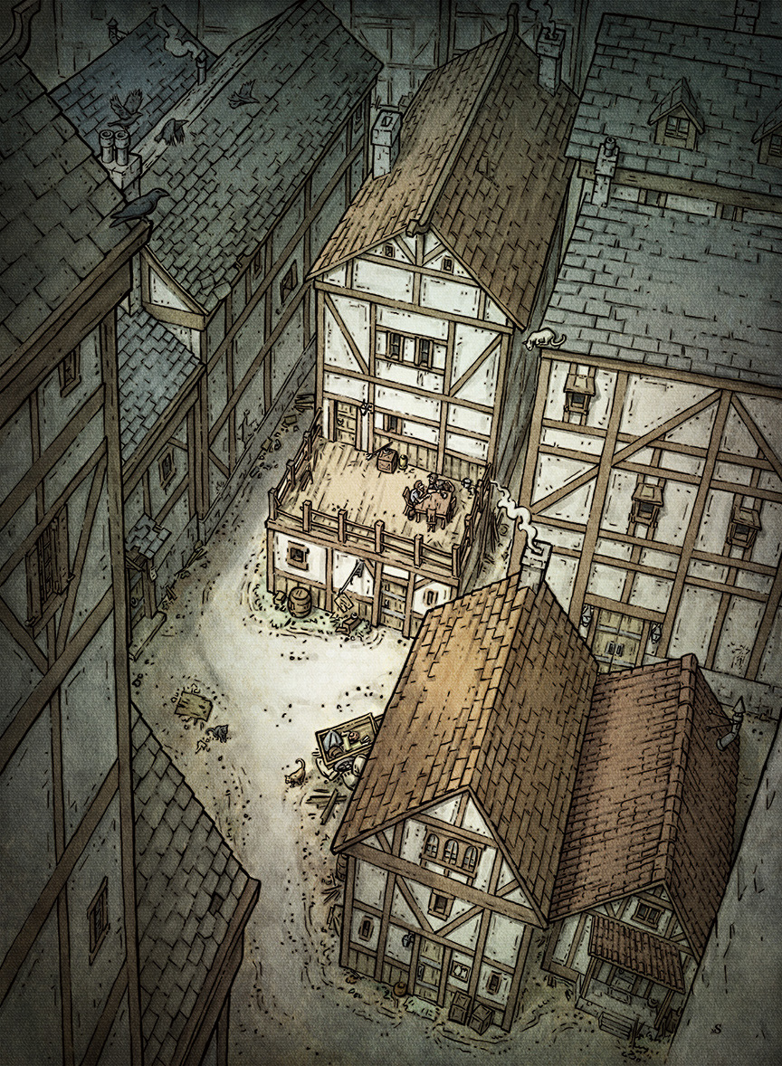 Back Alley Illustration