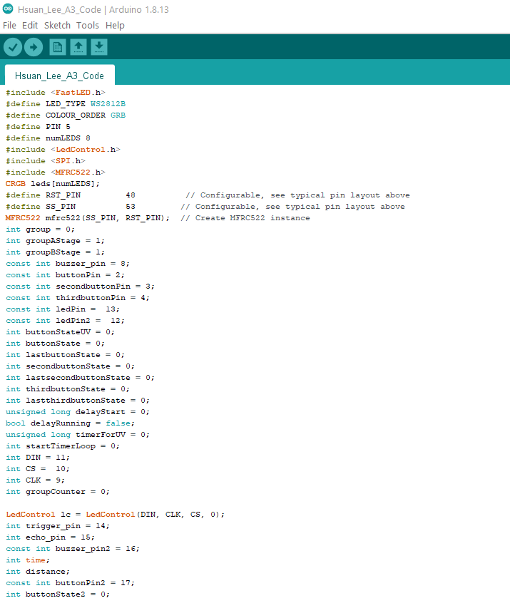 Arduino coding 