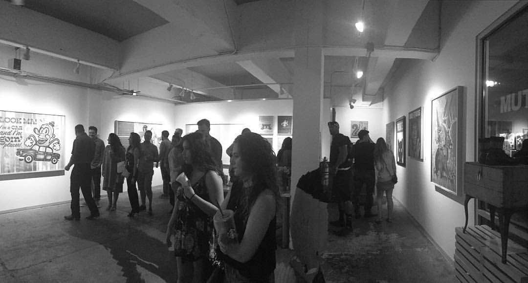 Tatum art show in our gallery, 2016.