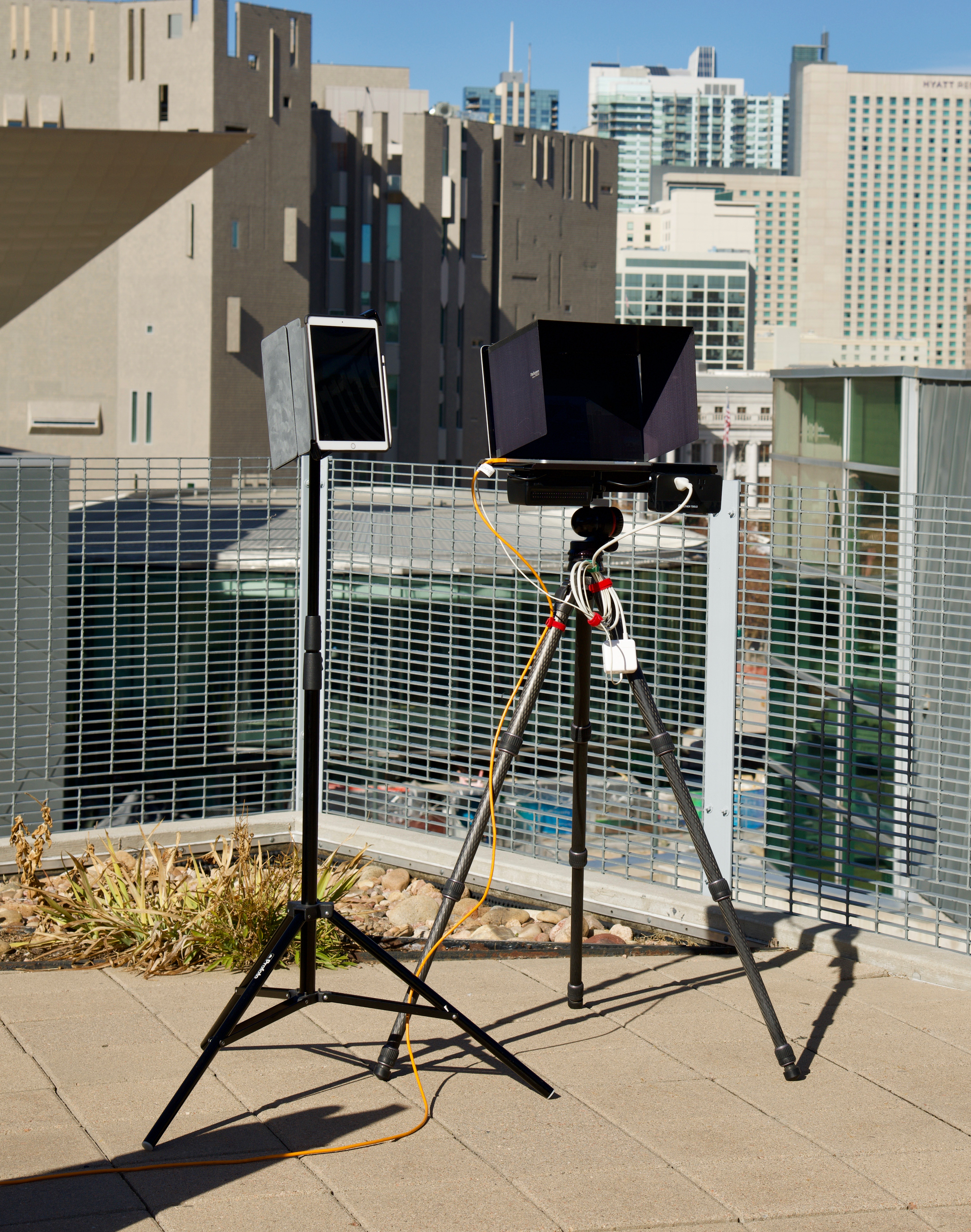In-field Tether Station including battery power