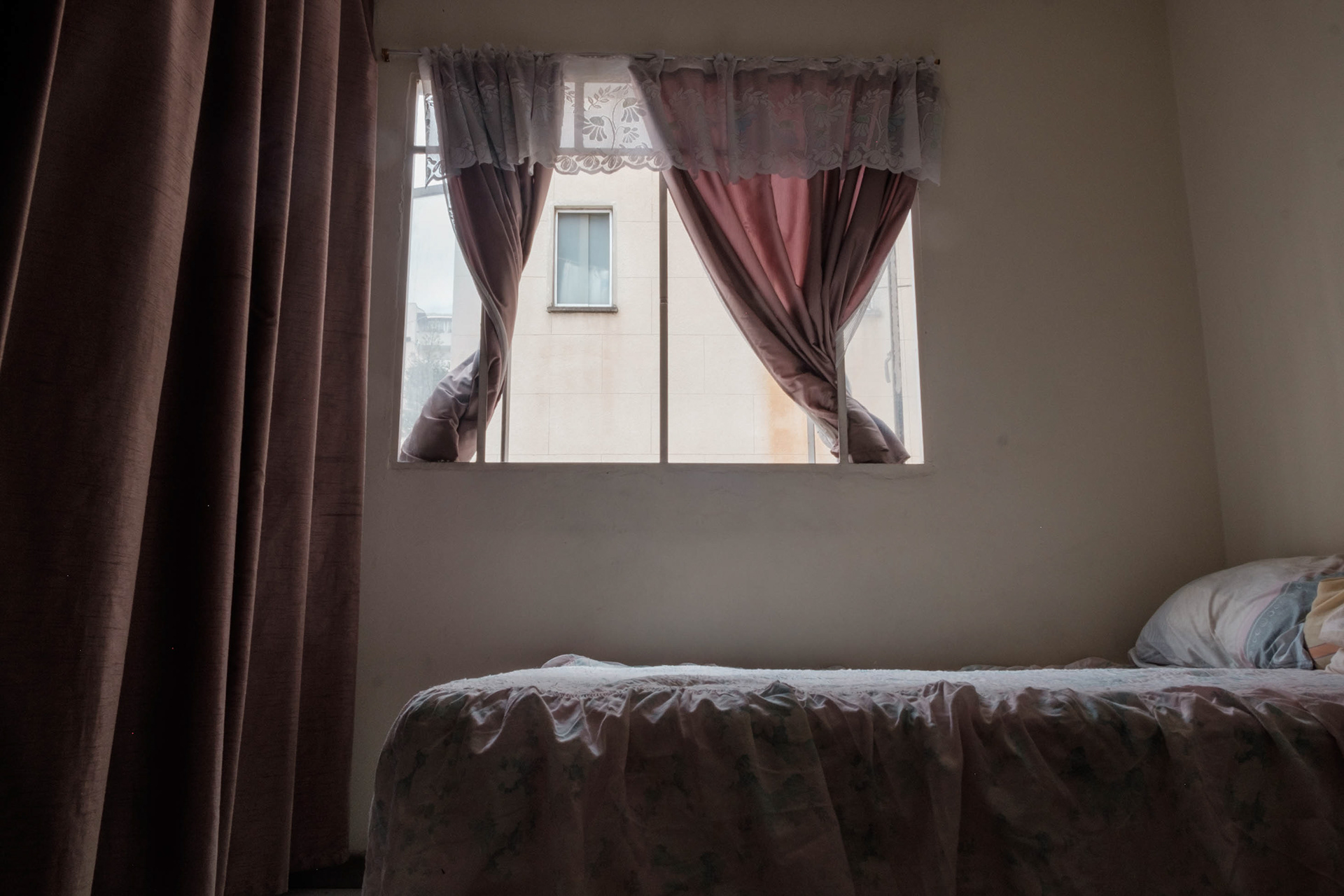 Room of Danuvis Padrón, 49 and Carlos Lino,44. left to Tenerife, Spain to find a safer place away from the crime situation of Venezuela. Caracas, Venezuela, 2018