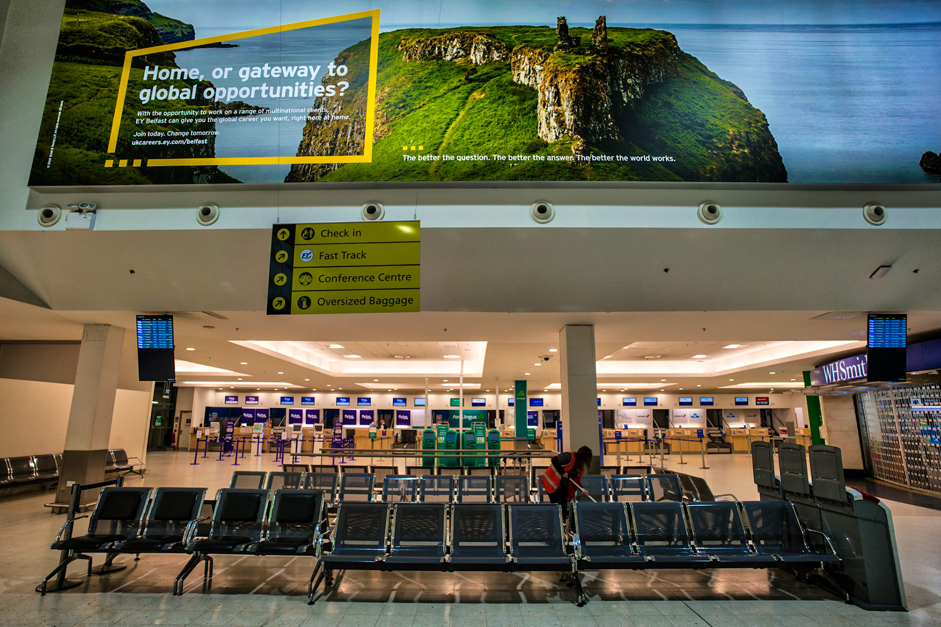 Landed back in Belfast