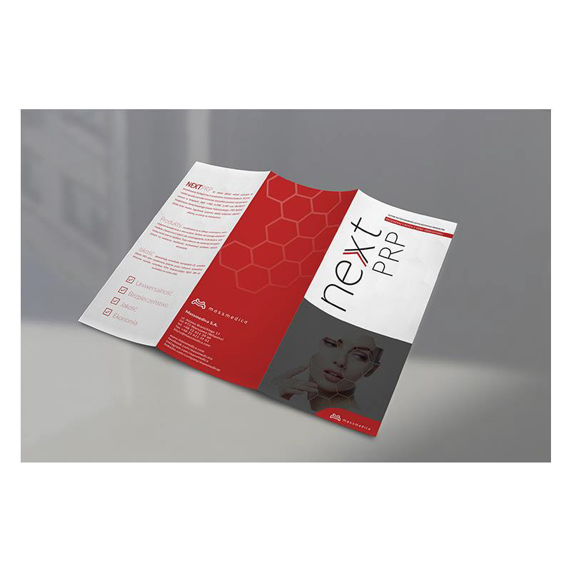 materiały promujące produkt Next PRP
